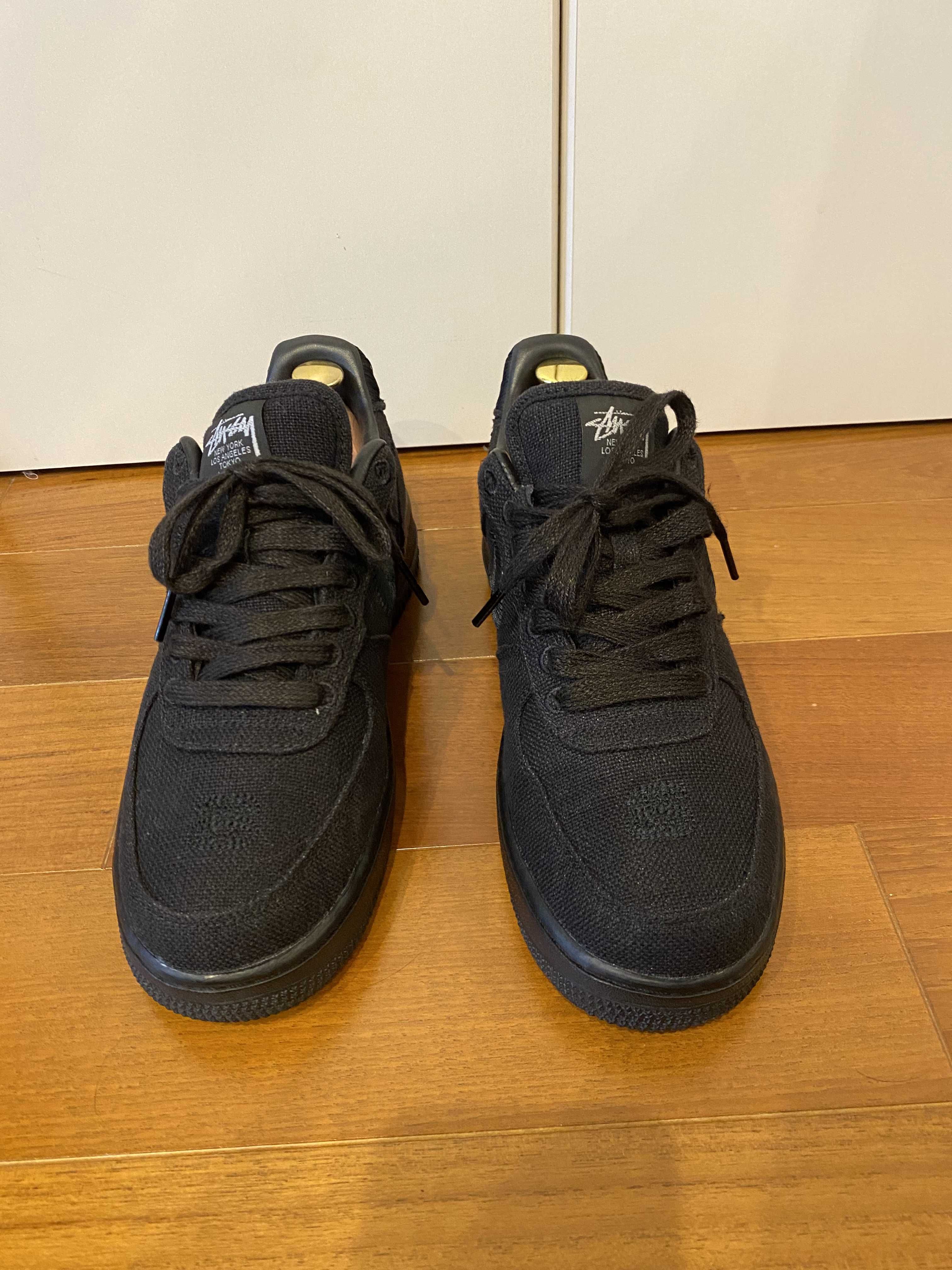 Stussy × Nike Air Force 1 Low "Triple Black"
