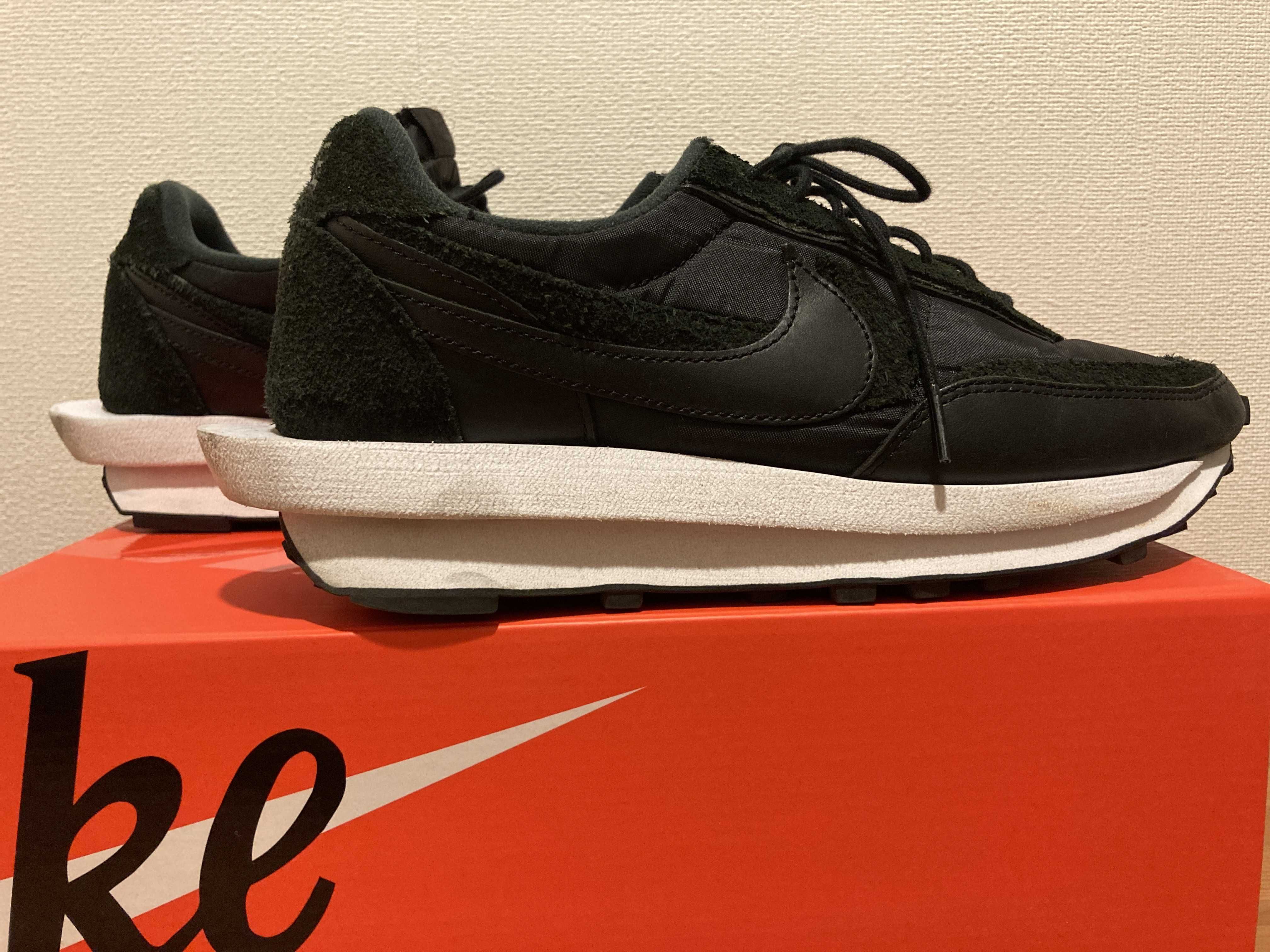 sacai × Nike LDV Waffle "Triple Black"