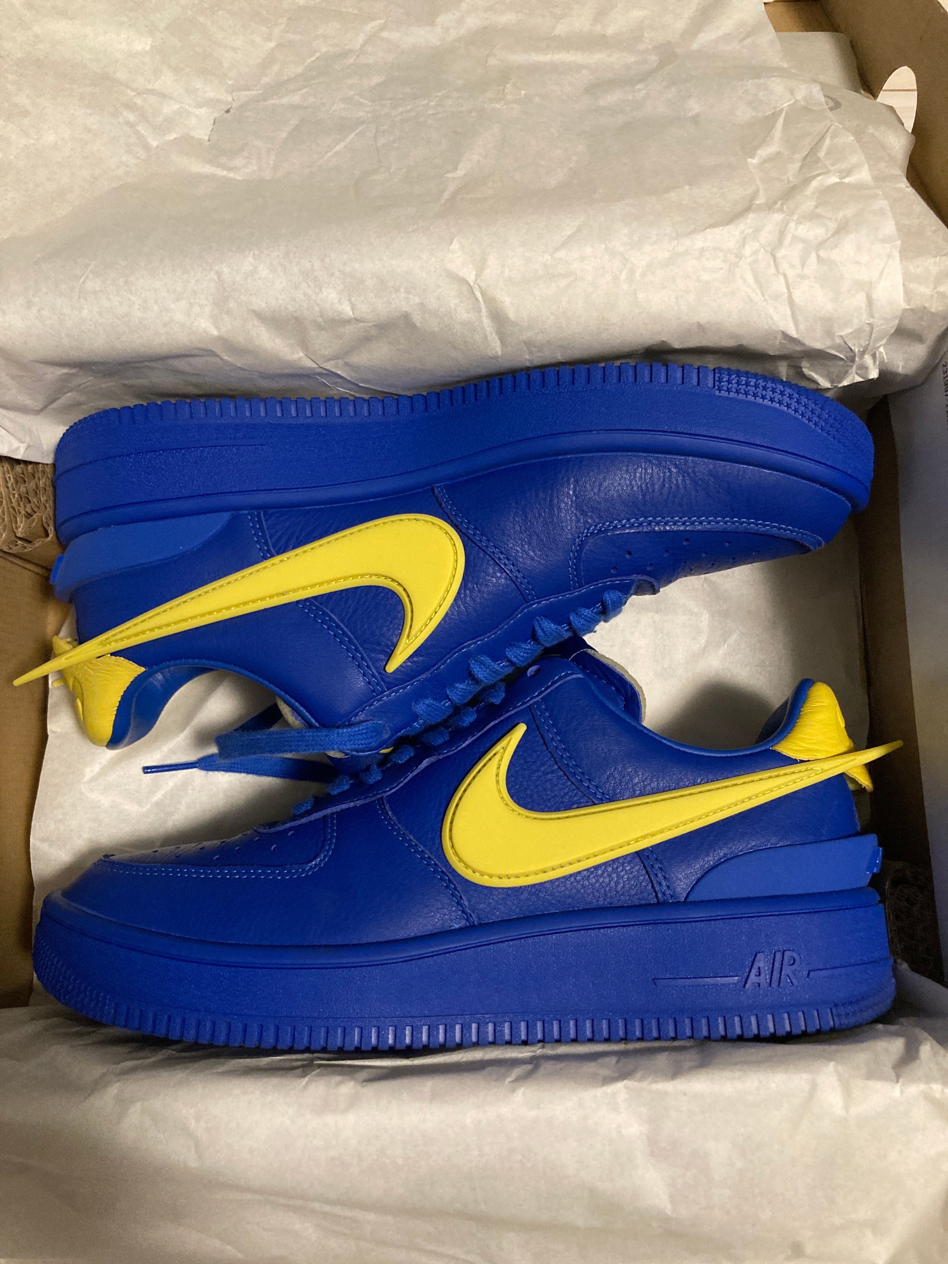 AMBUSH × Nike Air Force 1 Low "Game Royal and Vivid Sulfur"