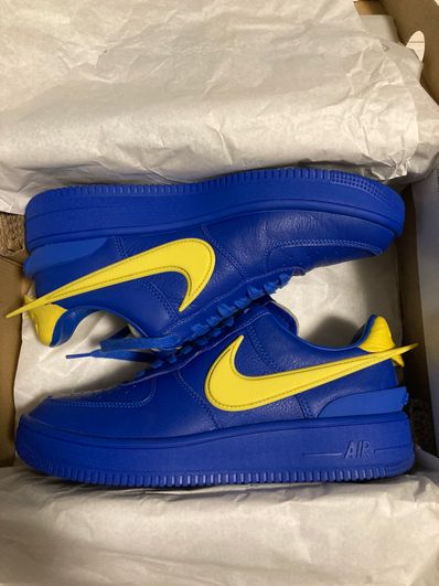 AMBUSH × Nike Air Force 1 Low "Game Royal and Vivid Sulfur"