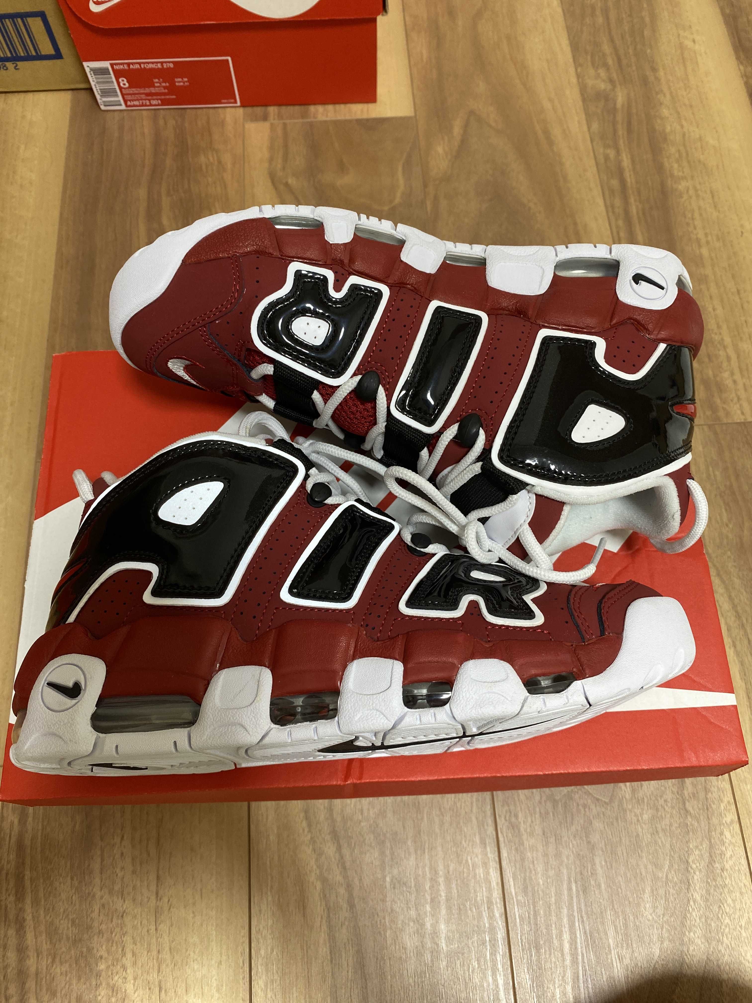 Nike Air More Uptempo ’96 "Black and Varsity Red" (2021)