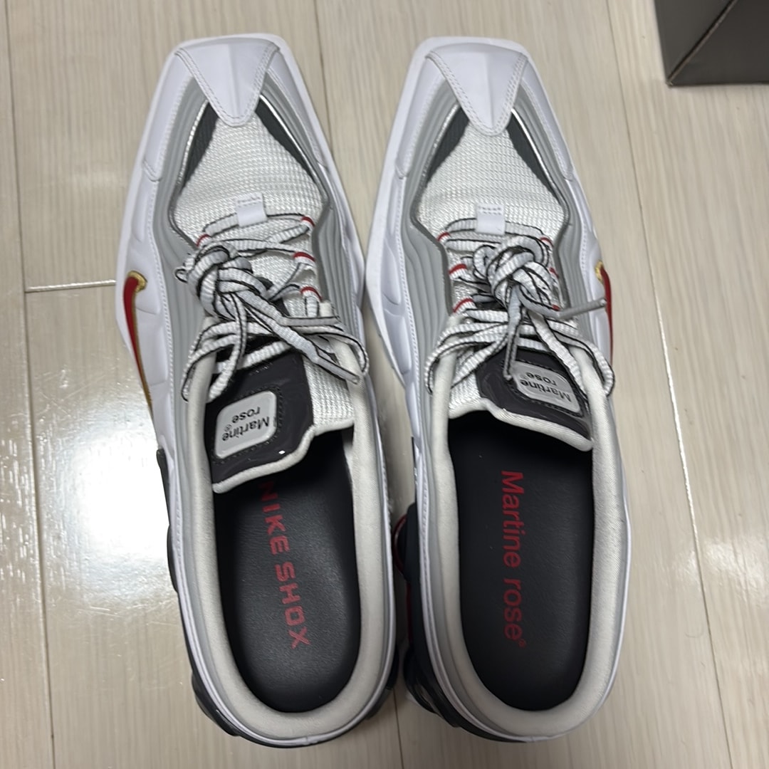 Martine Rose × Nike Women's Shox MR4 "White/Varsity Red"