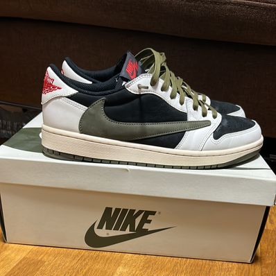 Travis Scott × Nike Women's Air Jordan 1 Low OG "Medium Olive"