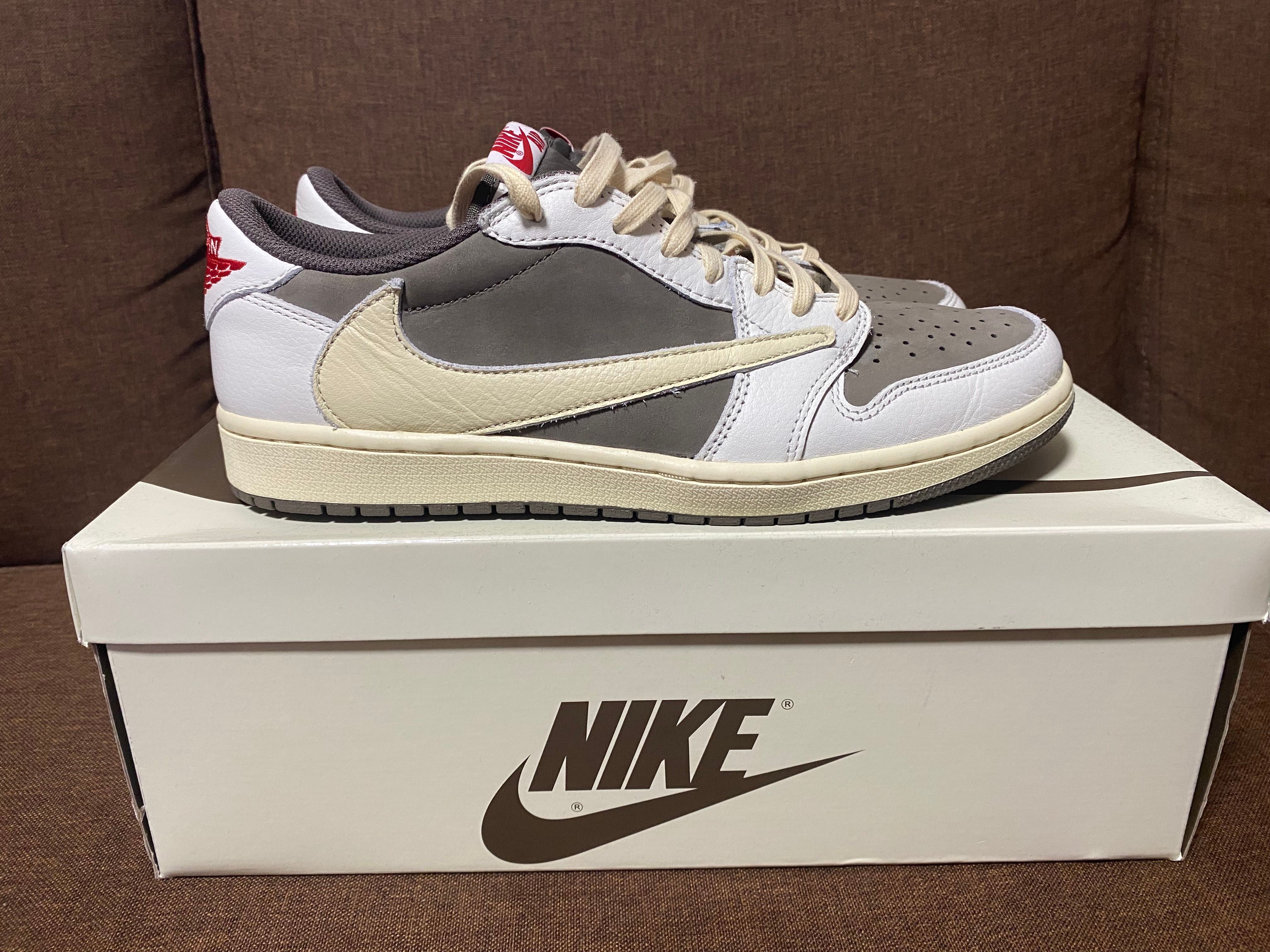 Travis Scott × Nike Air Jordan 1 Low OG SP "Reverse Mocha/Sail and Ridgerock"