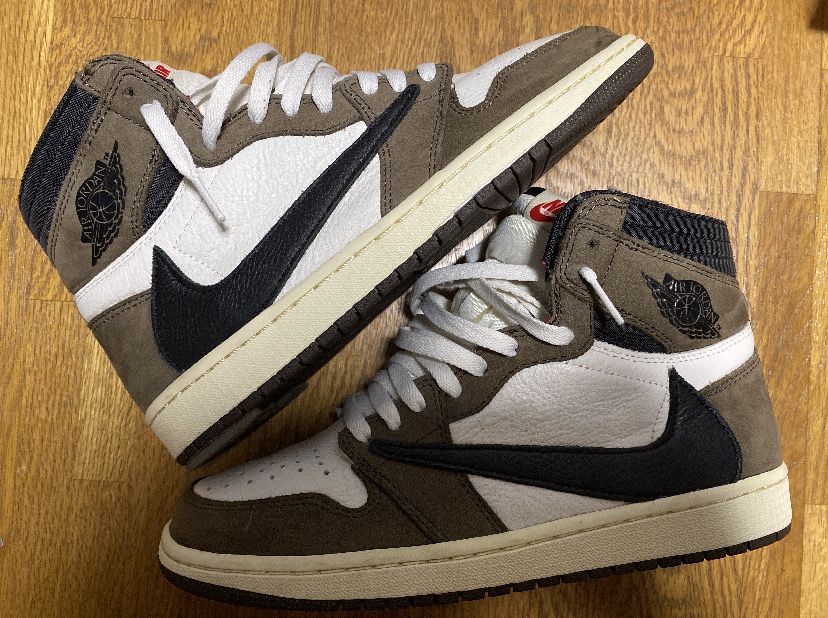 Travis Scott × Nike Air Jordan 1 Retro High OG TS SP "Sail/Dark Mocha"