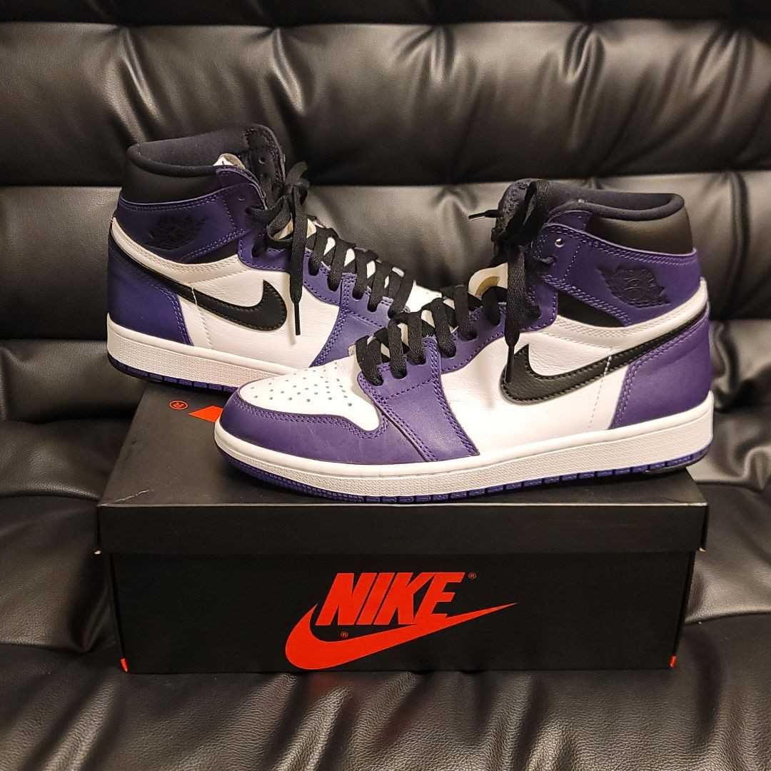 Nike Air Jordan 1 Retro High OG "Court Purple White/Black" (2020)