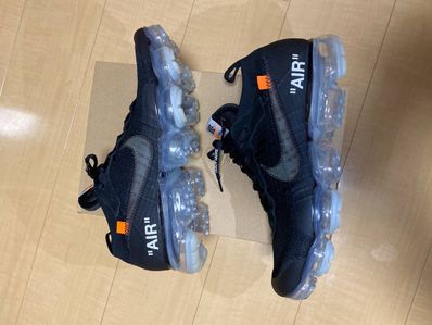 Off-White × Nike Air Vapormax "Black/Total Orange/Clear"