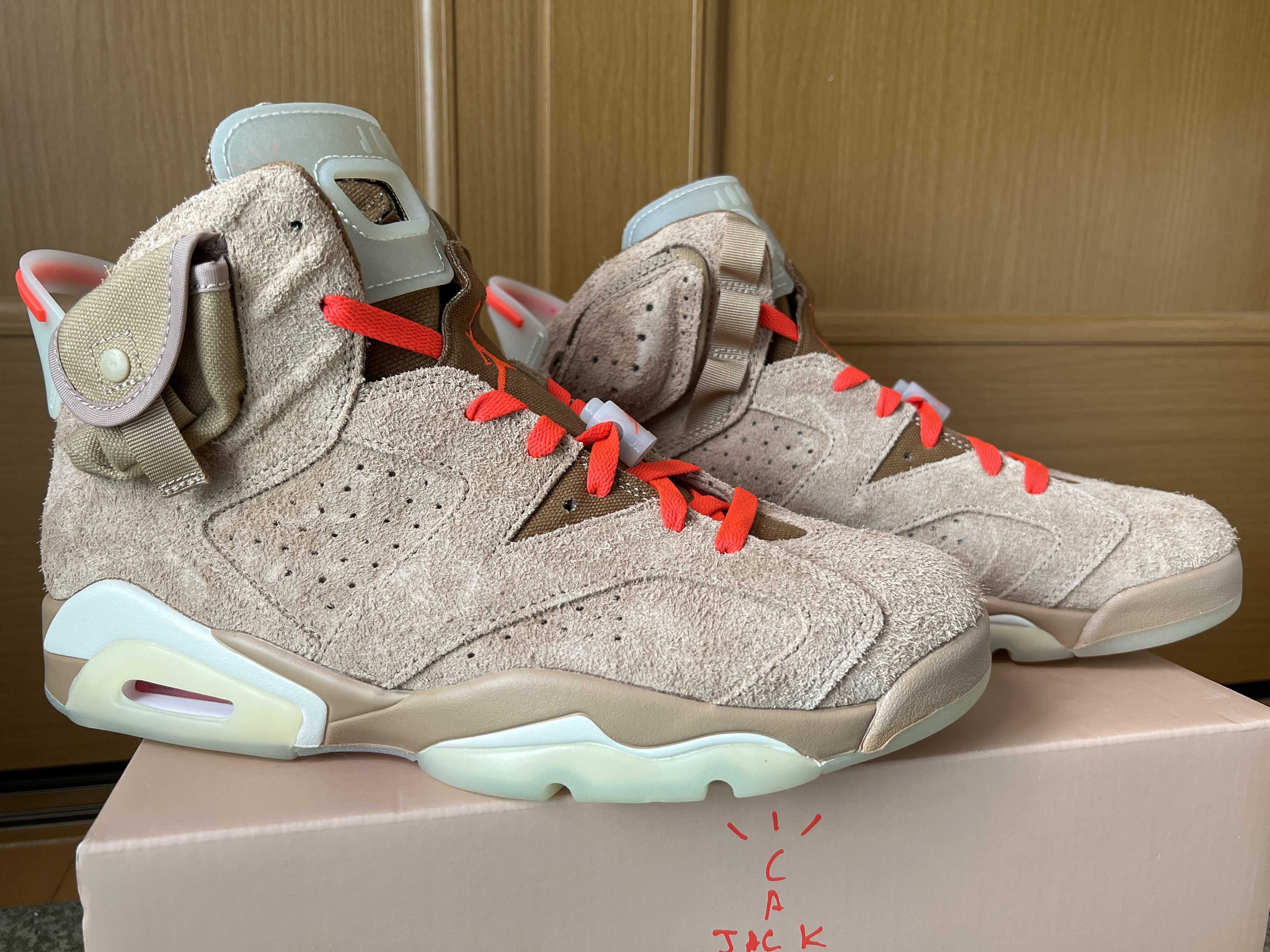 Travis Scott × Nike Air Jordan 6 "British Khaki"