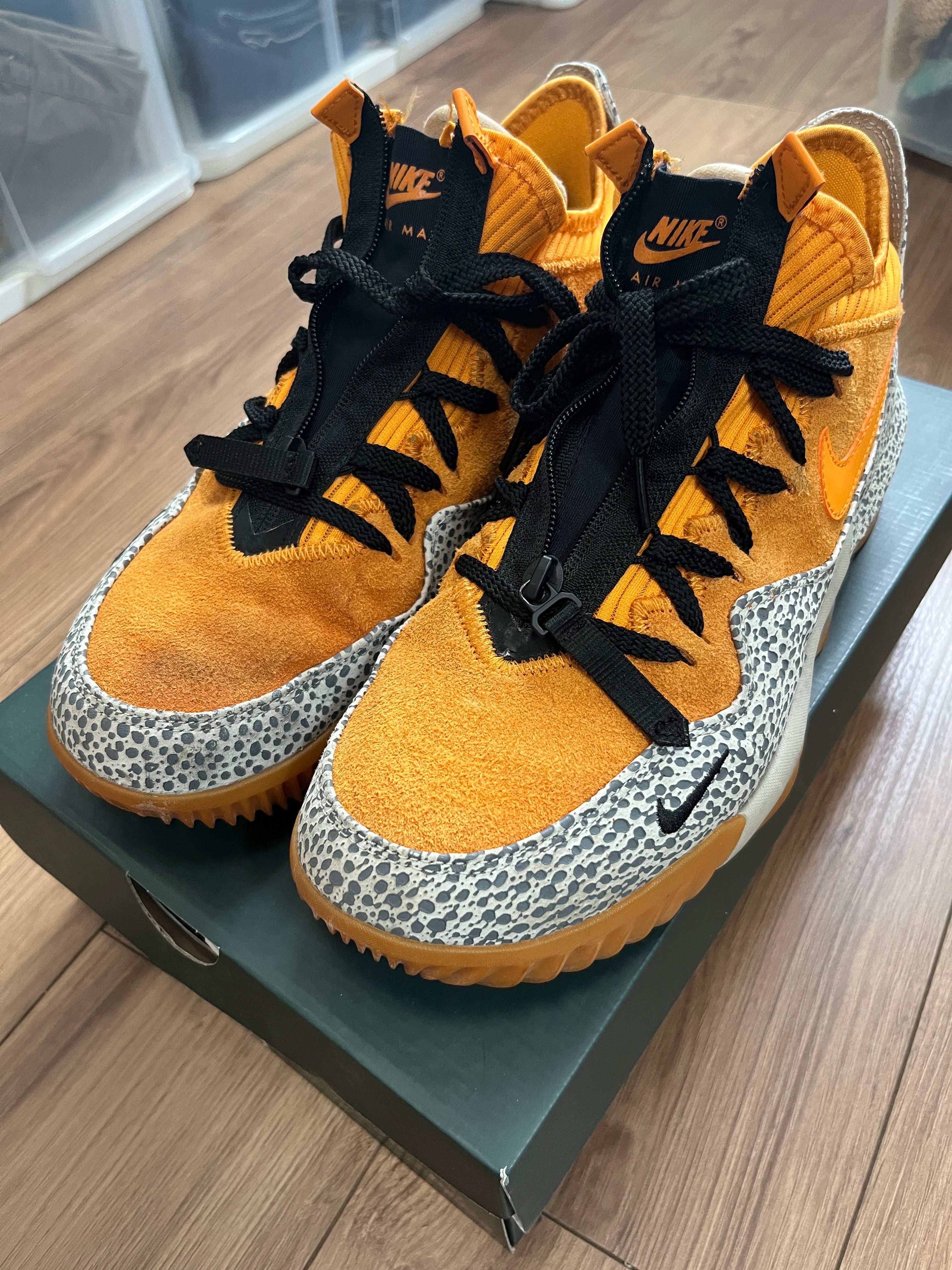 atmos × Nike LeBron 16 Low "Safari" (CD9471-800/CI3358-800)