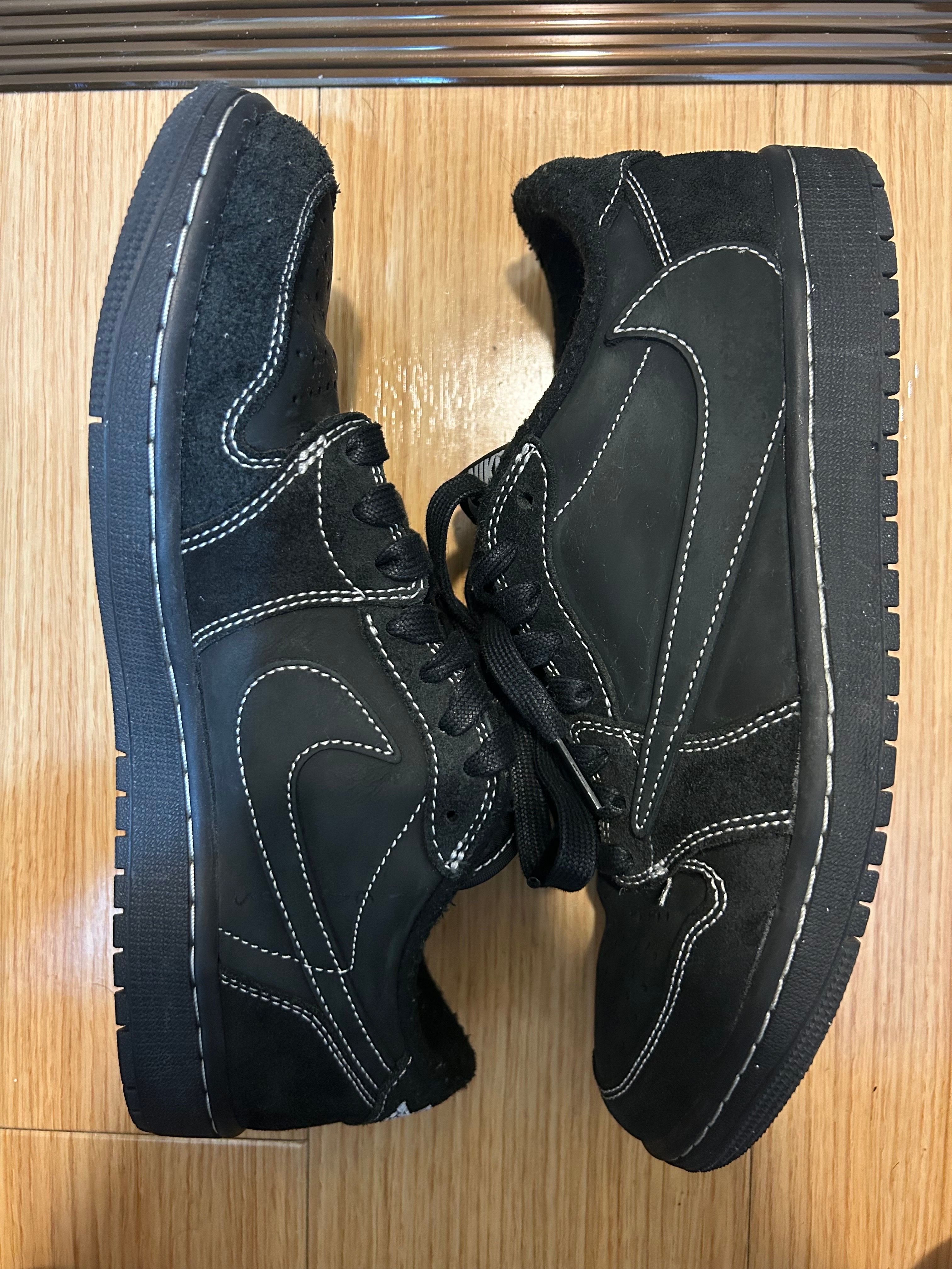 Travis Scott × Nike Air Jordan 1 Low OG SP "Black Phantom"