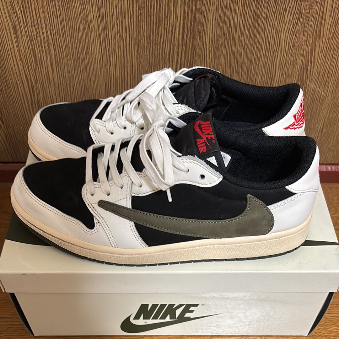 Travis Scott × Nike Women's Air Jordan 1 Low OG "Medium Olive"