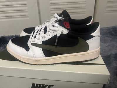 Travis Scott × Nike Women's Air Jordan 1 Low OG "Medium Olive"