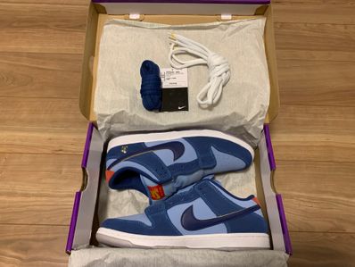 Why So Sad? × Nike SB Dunk Low "Coastal Blue/Speed Yellow-University Red"