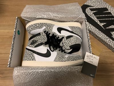 Nike Air Jordan 1 High OG "White Cement/Safari"