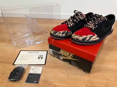 Sole Fly × Nike Air Jordan 1 Low "Black and Sport Red"