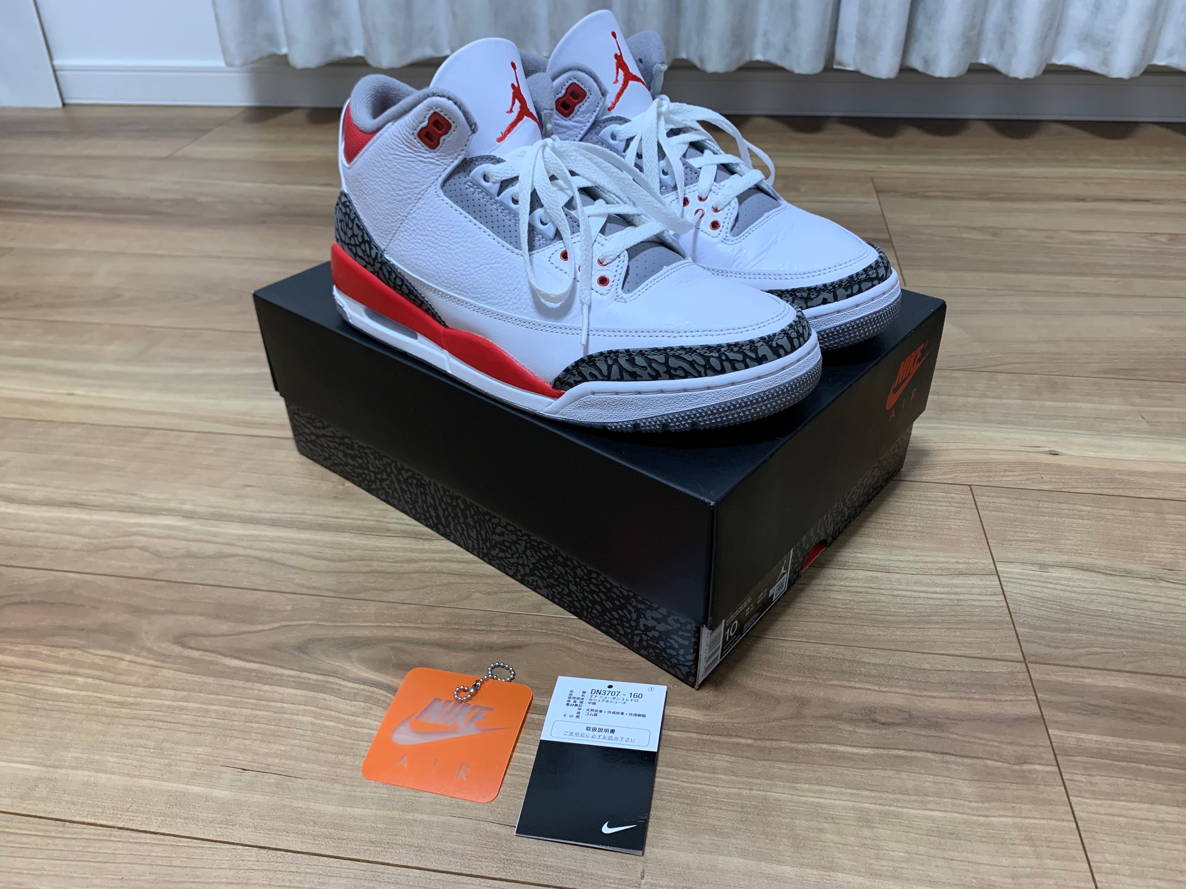 Nike Air Jordan 3 Retro OG "Fire Red" (2022)