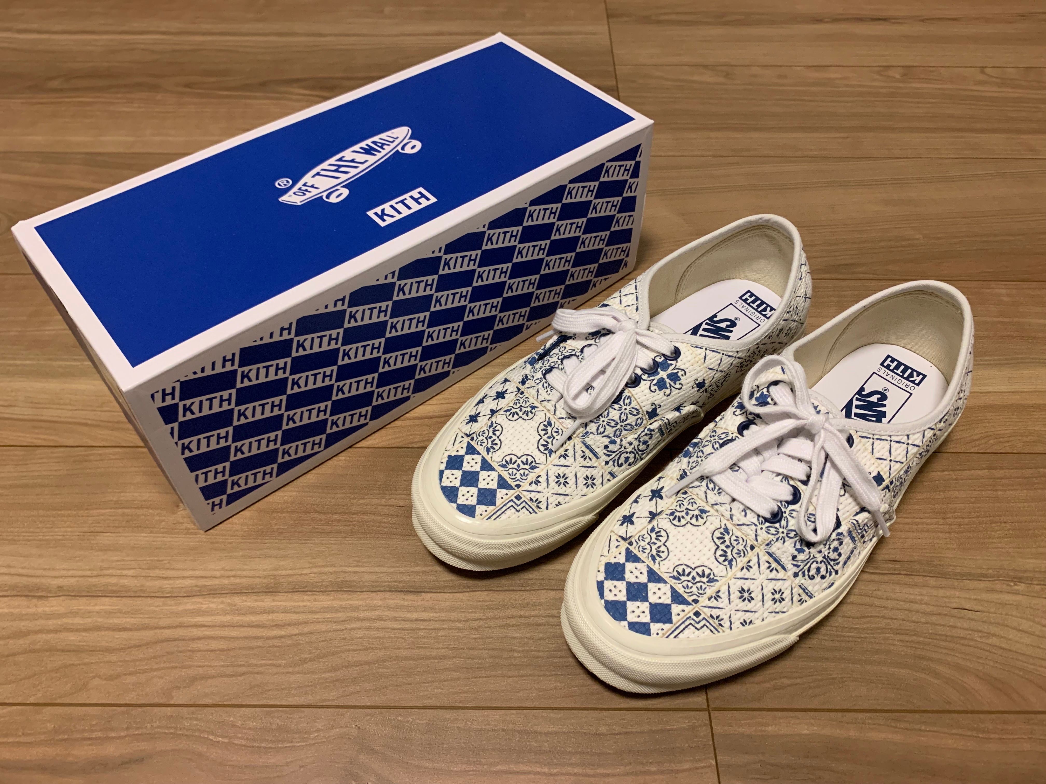KITH × Vans OG Classic Slip-On LX "Azulejo Tile"