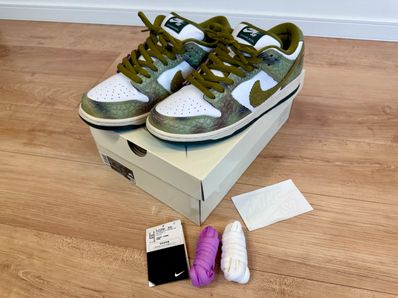 Alexis Sablone × Nike SB Dunk Low Pro "White and Pacific Moss"