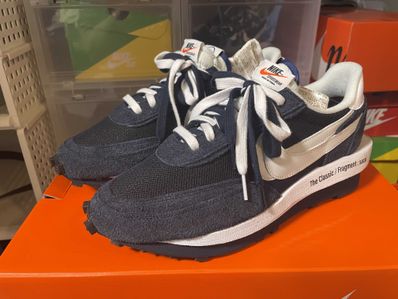 Fragment × sacai × Nike LD Waffle "Blackended Blue"