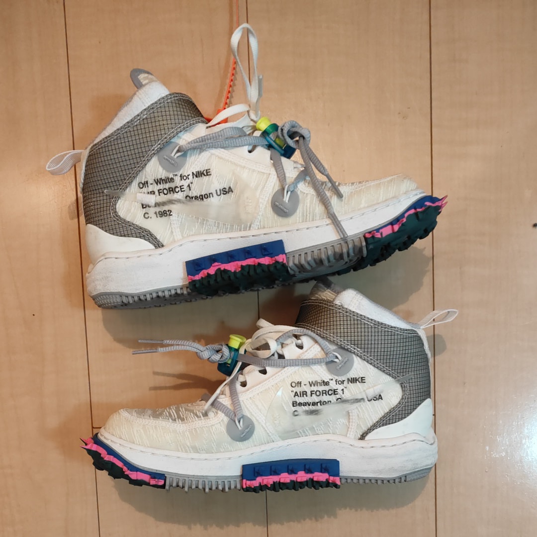 Off-White × Nike Air Force 1 Mid "White"