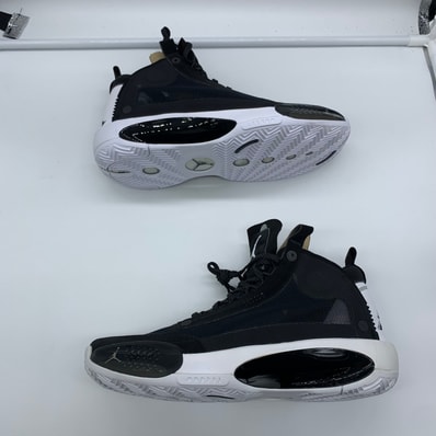 Nike Air Jordan XXXIV Eclipse "Black/Black-Metallic Silver"