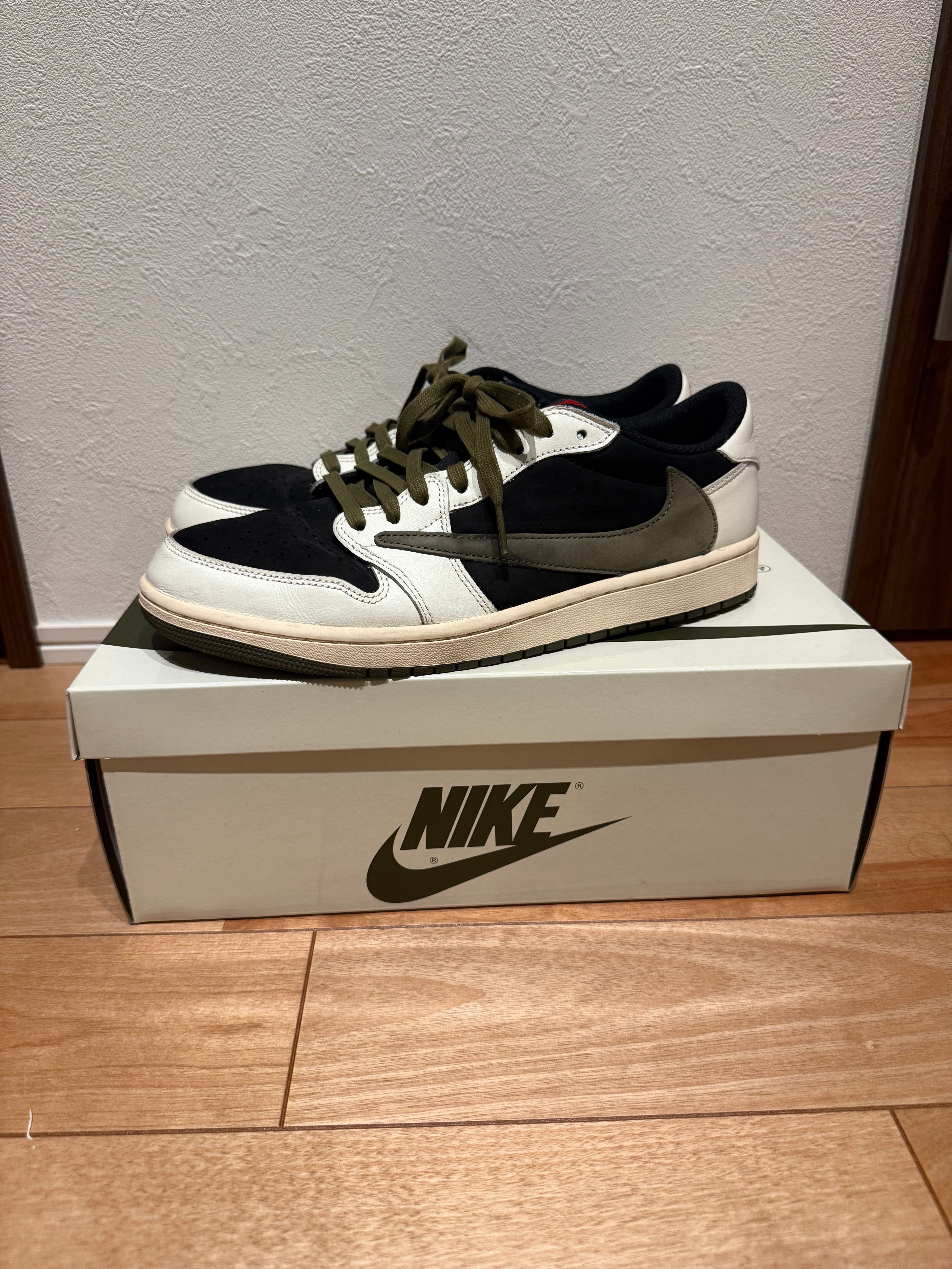 Travis Scott × Nike Women's Air Jordan 1 Low OG "Medium Olive"