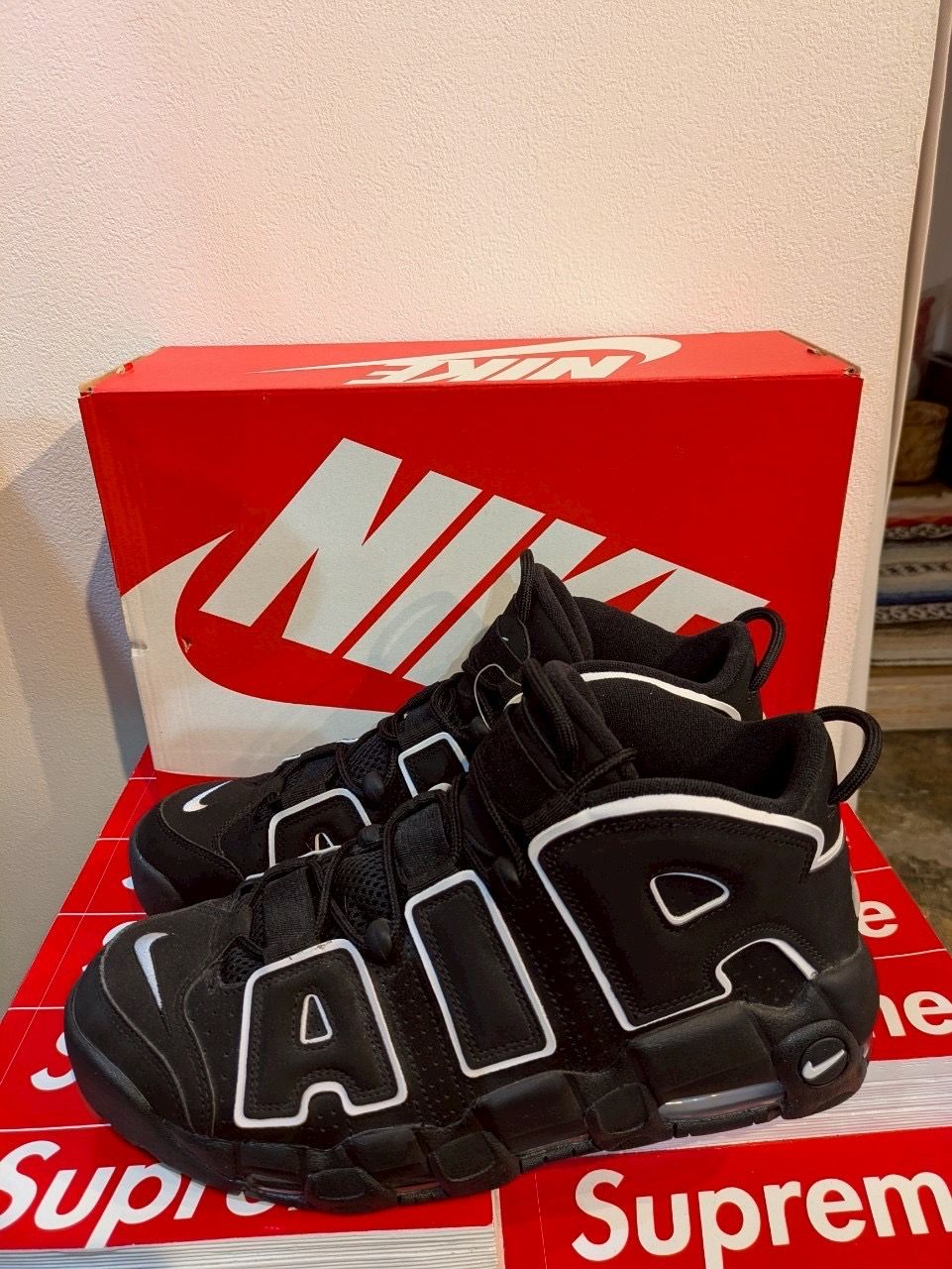 NIKE AIR MORE UPTEMPO "BLACK/WHITE"(2016)