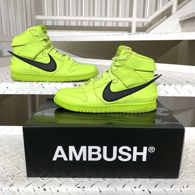 AMBUSH × NIKE DUNK HIGH "FLASH LIME"