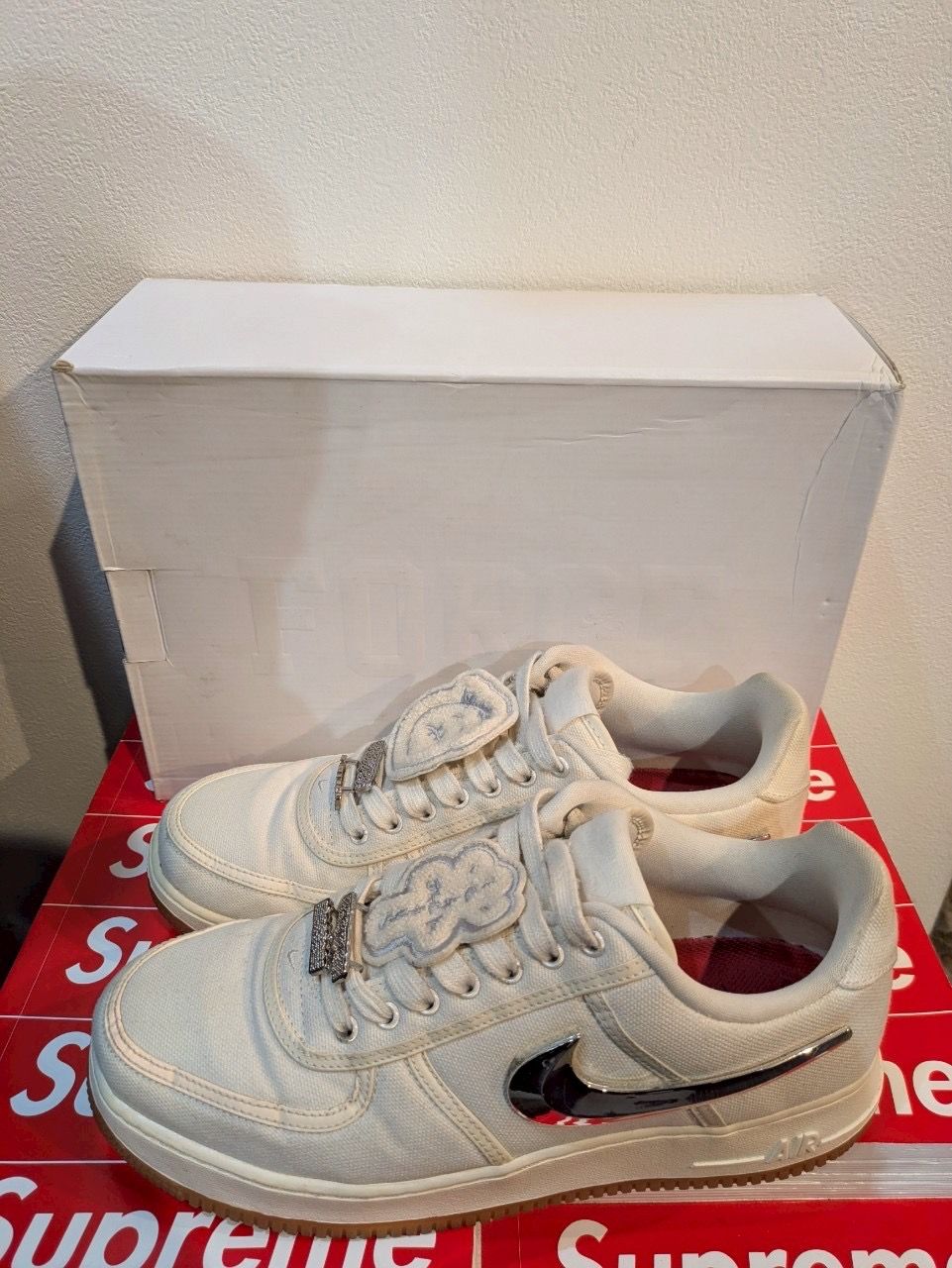 28cm【美中古】NIKE エアフォース 1 トラヴィススコット セイル 楽天市場】NIKE AIR FORCE 1 LOW TRAVIS SCOTT sail/sail-gum light