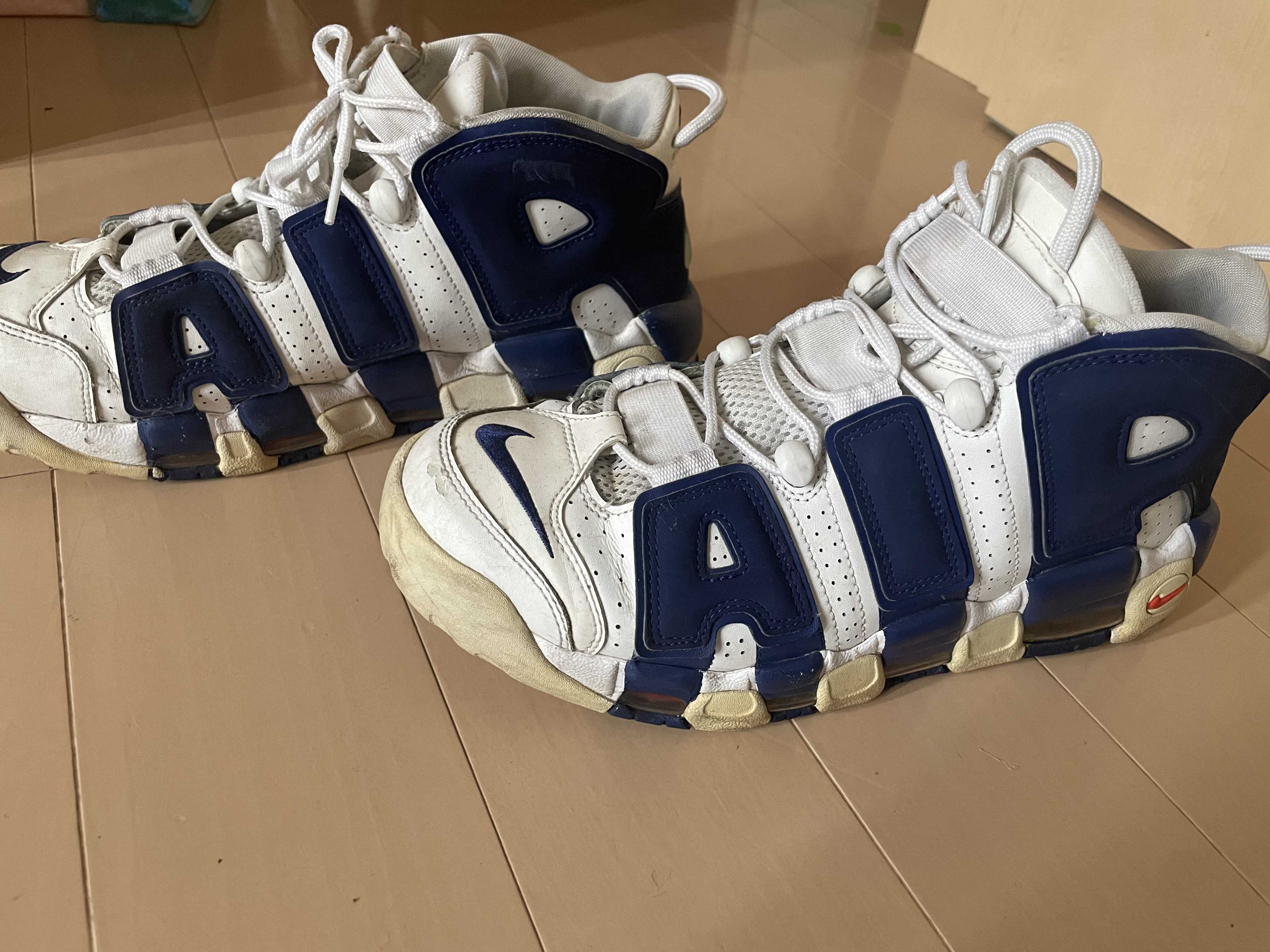 NIKE AIR MORE UPTEMPO 96 "WHITE/DEEP ROYAL BLUE"