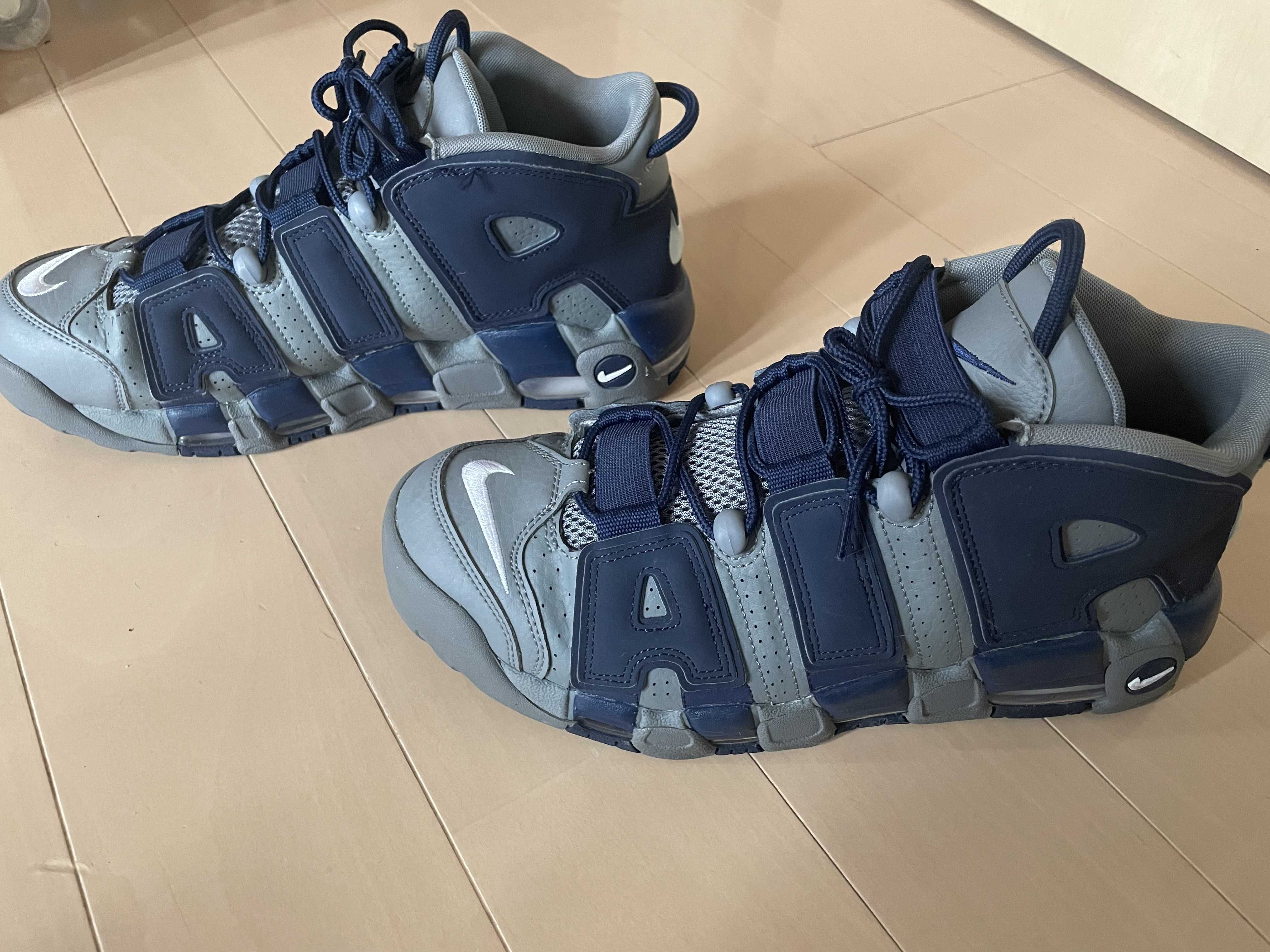Nike Air More Uptempo '96 "Cool Grey/White/Midnight Navy"