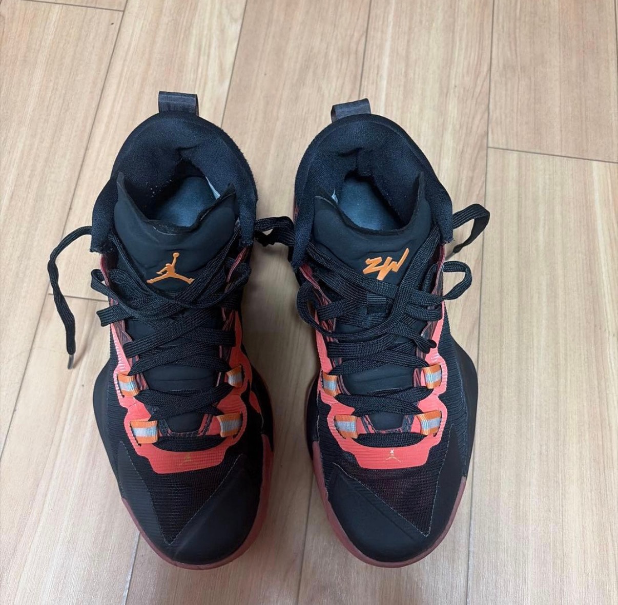 Naruto × Nike Jordan Zion 1 SP "Black and Alpha Orange"