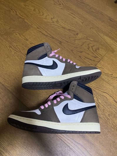Travis Scott × Nike Air Jordan 1 Retro High OG TS SP "Sail/Dark Mocha"