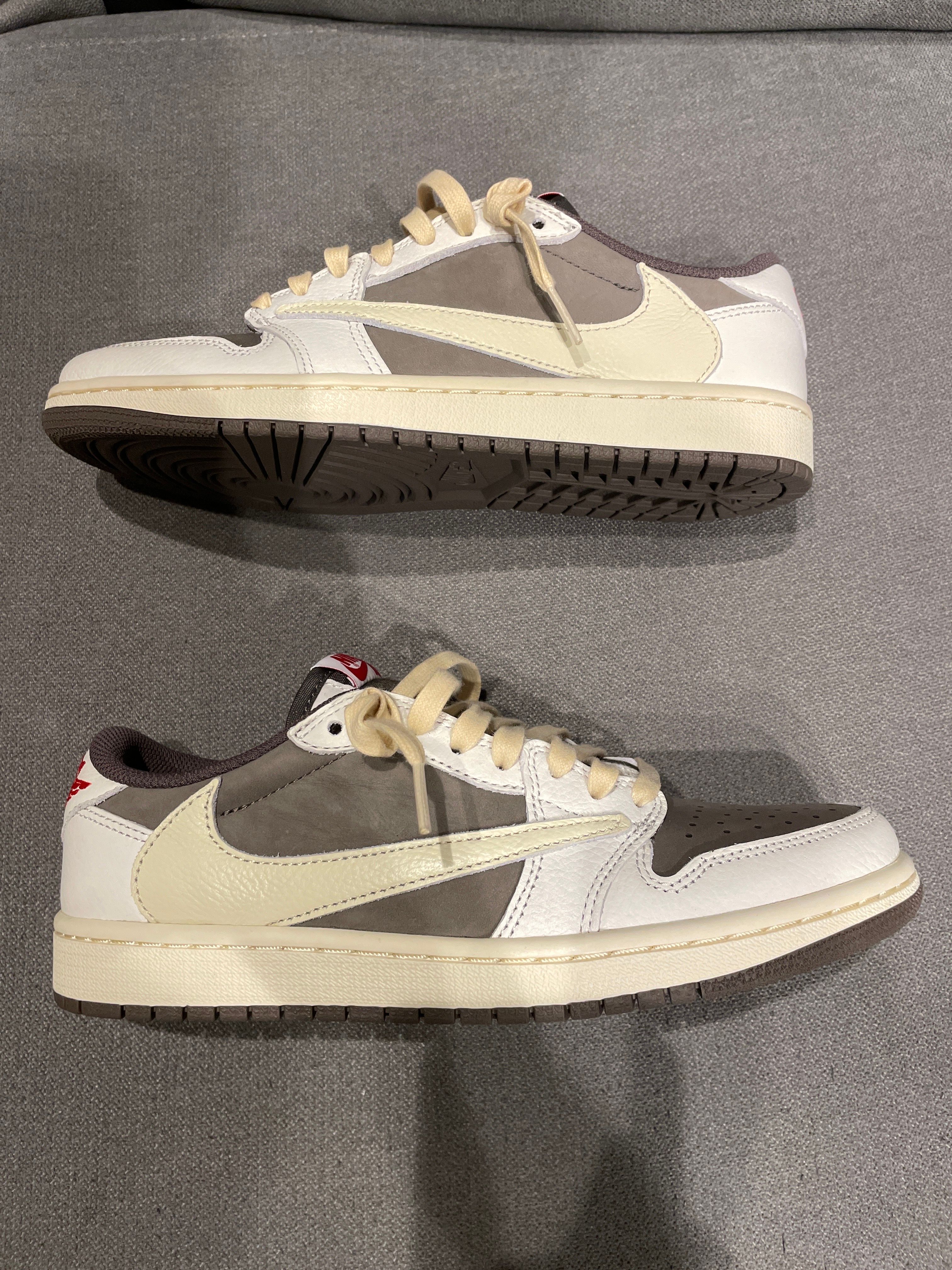 Travis Scott × Nike Air Jordan 1 Low OG SP "Reverse Mocha/Sail and Ridgerock"