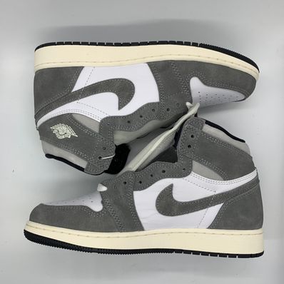 Nike GS Air Jordan 1 Retro High OG "Black and Smoke Grey"
