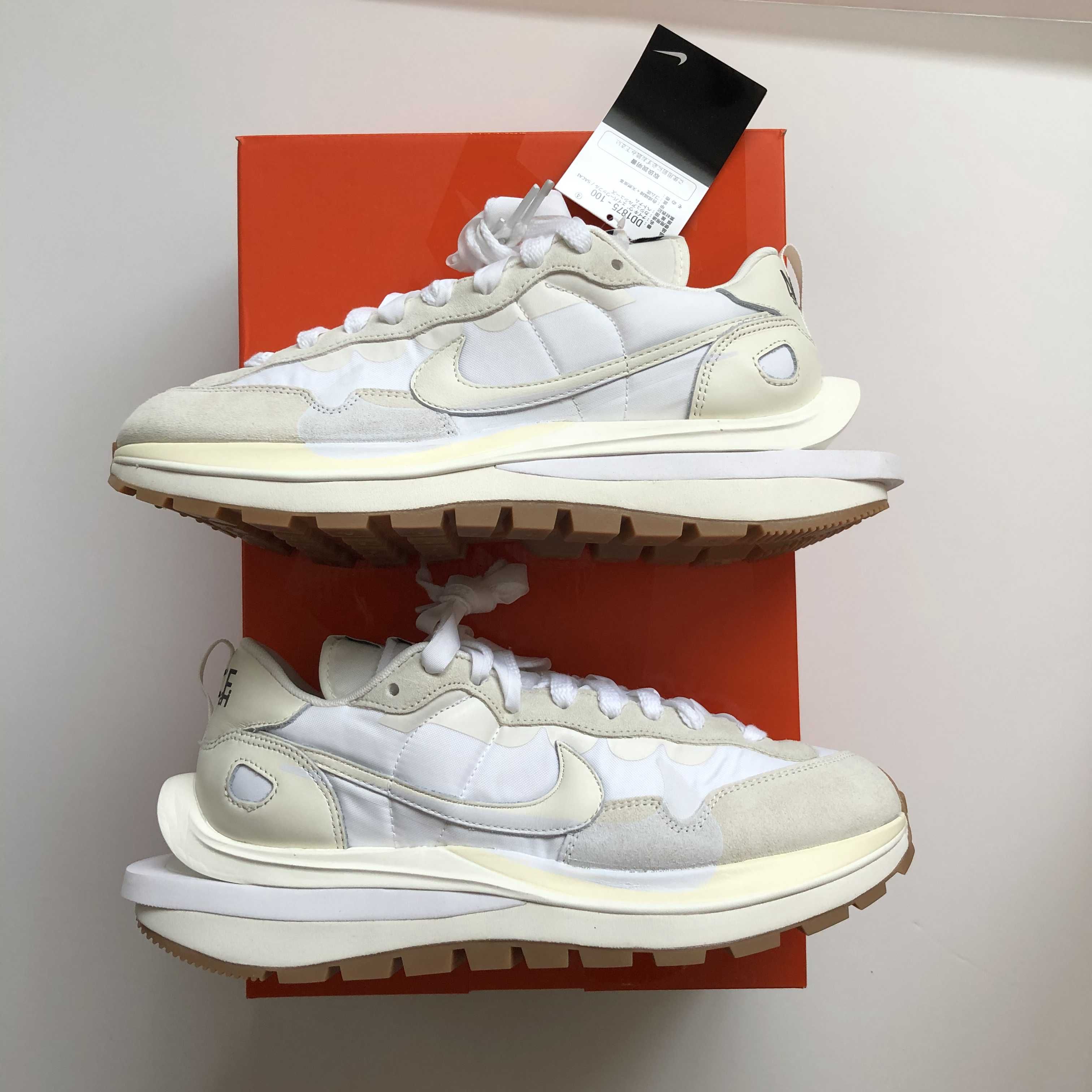 sacai × Nike Vapor Waffle "White Gum"
