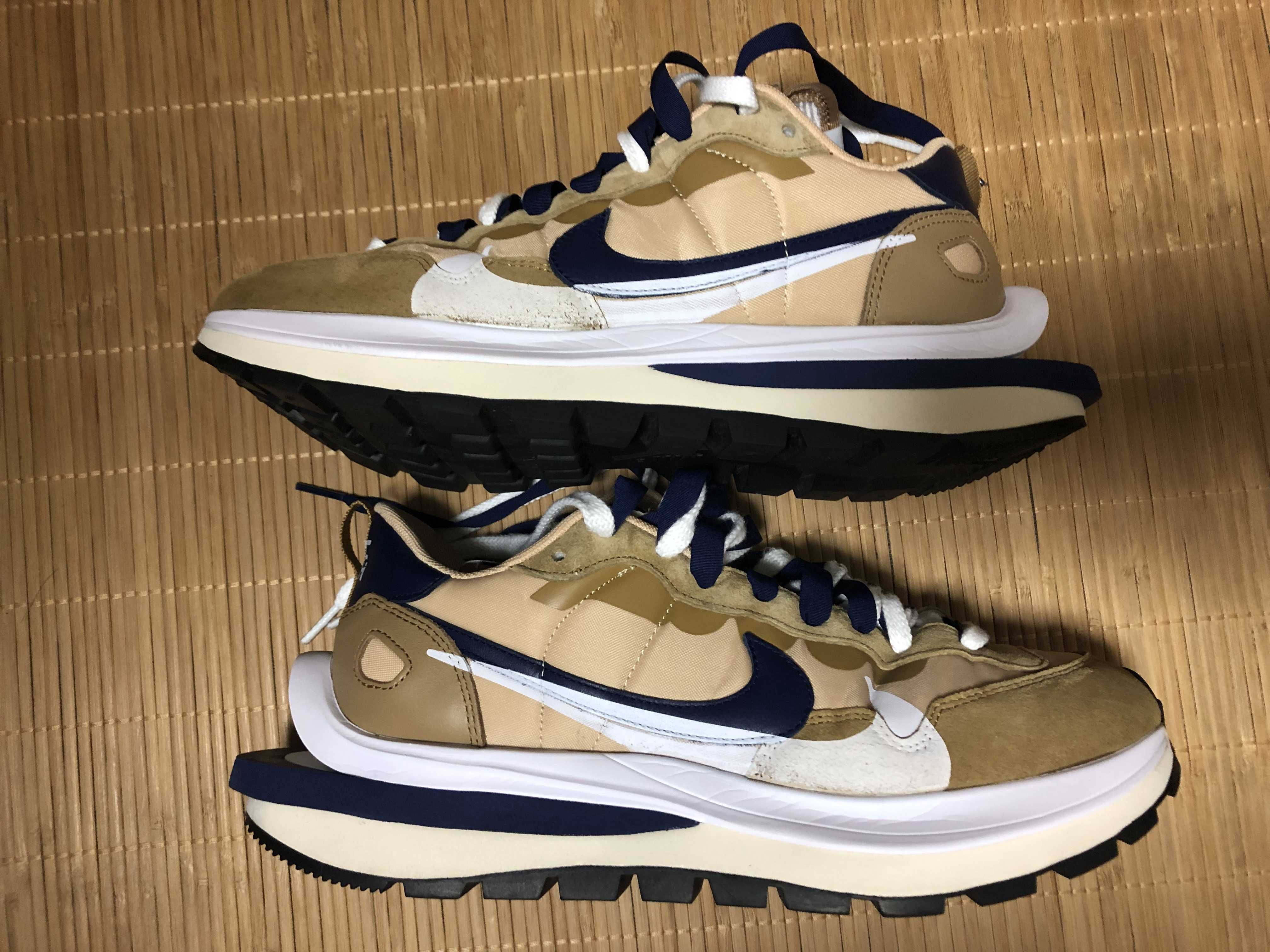 Sacai × Nike Vapor Waffle "Sesame And Blue Void"