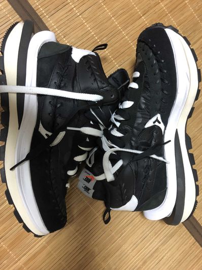 Jean-Paul Gaultier × sacai × Nike Vapor Waffle "Black/Black-White"