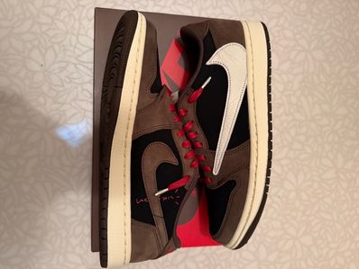 Travis Scott × Nike Air Jordan 1 Low OG SP-T "Black/Dark Mocha"