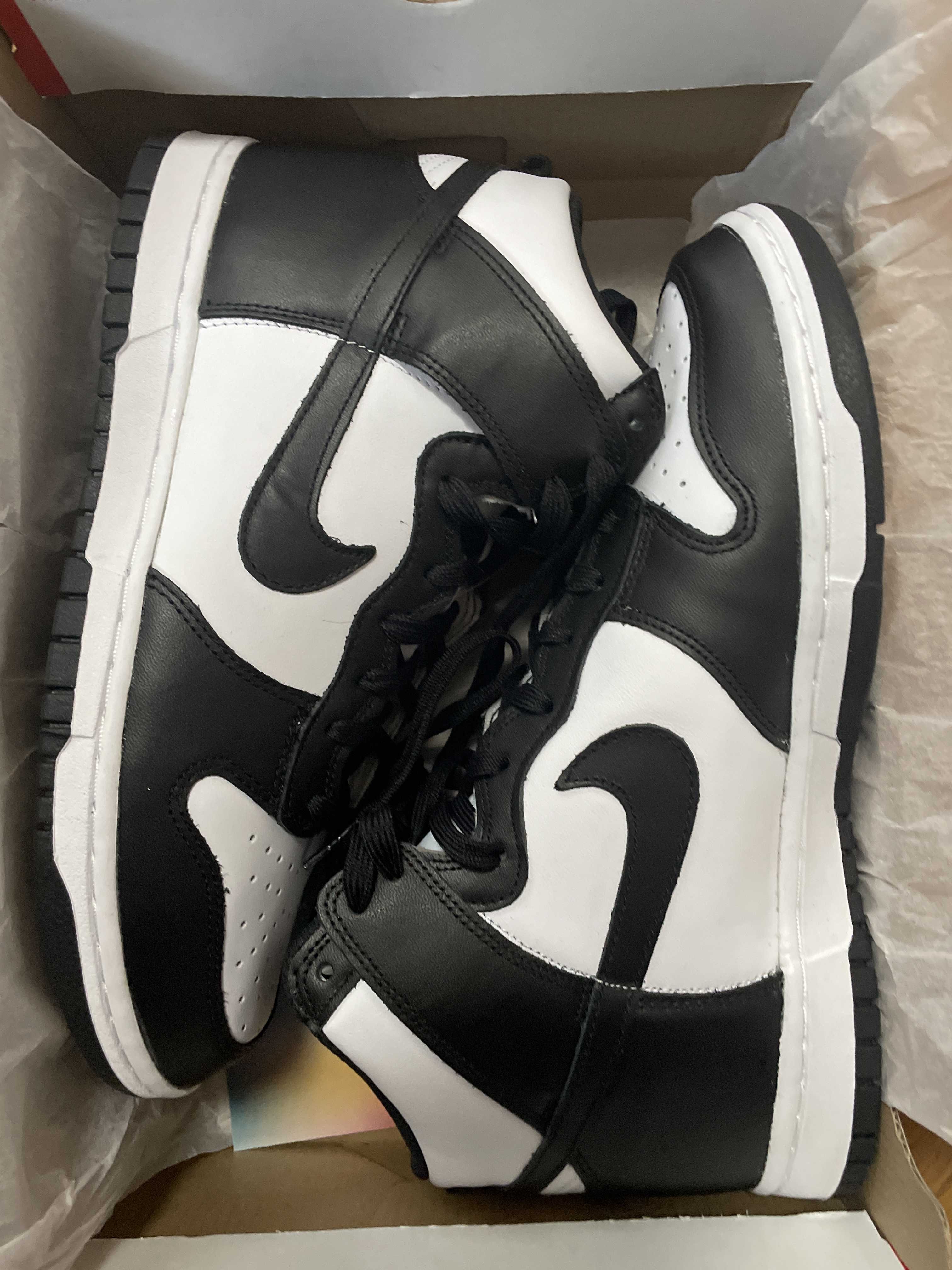 Nike Women's Dunk High "Black and White"