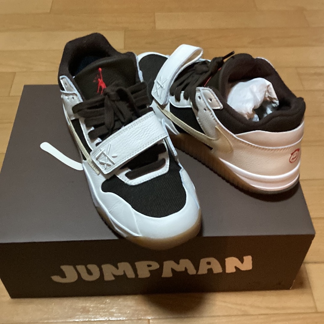 Travis Scott × Nike Jordan Jumpman Jack TR "Sail and Dark Mocha"