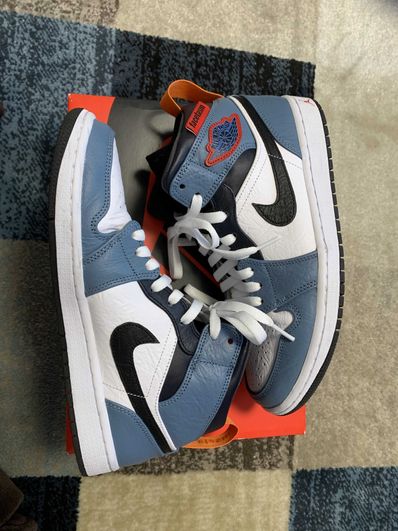 FACETASM × Nike Air Jordan 1 Mid "White/Navy"
