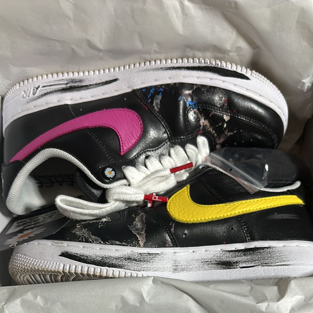 PEACEMINUSONE × Nike Air Force 1 Low '07 Para-Noise 3.0 "Black and Multi-Color" / G-DRAGON