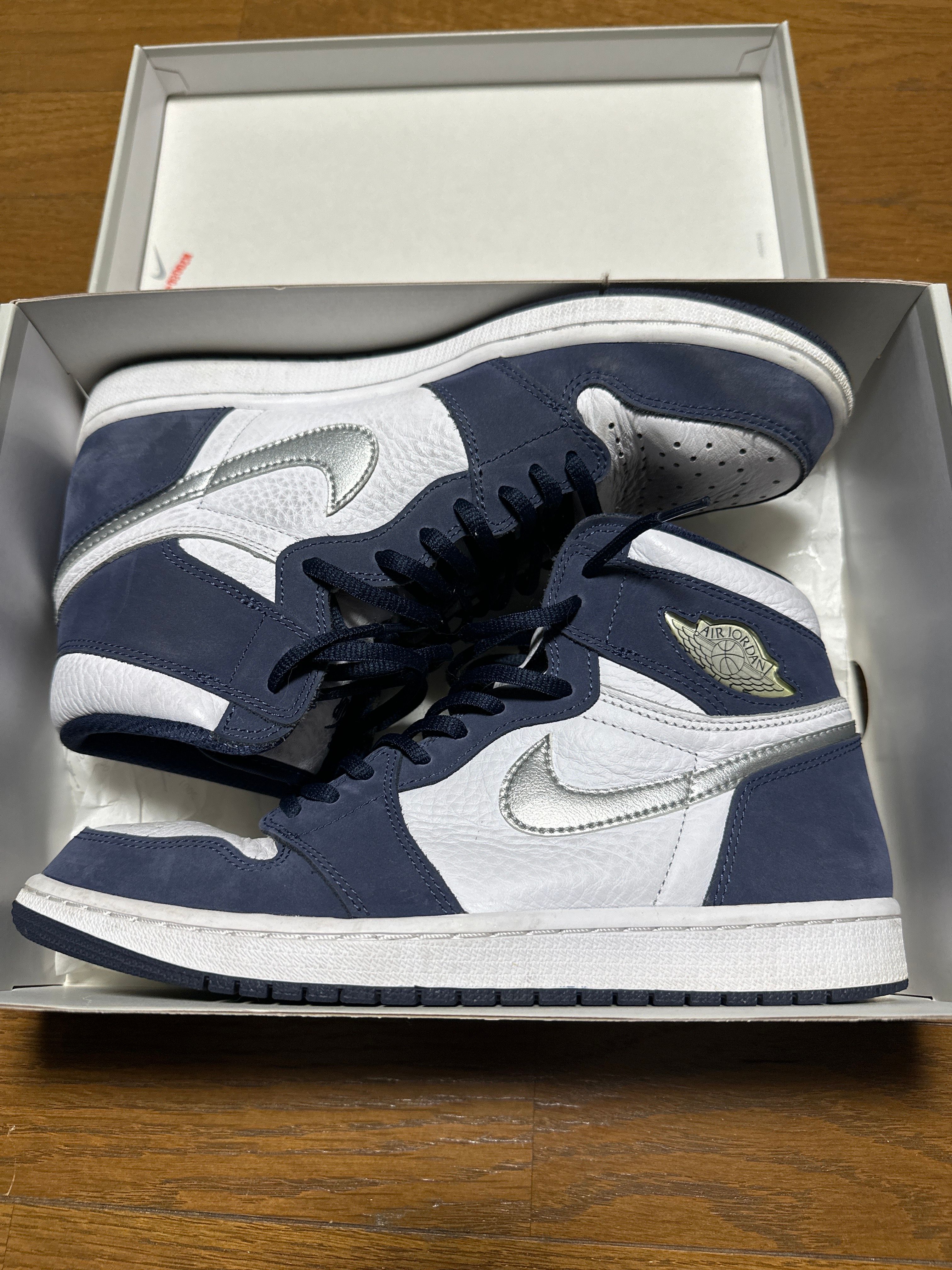 Nike Air Jordan 1 High OG CO.JP "White/Midnight Navy" (2020)(ブリーフケースなし)