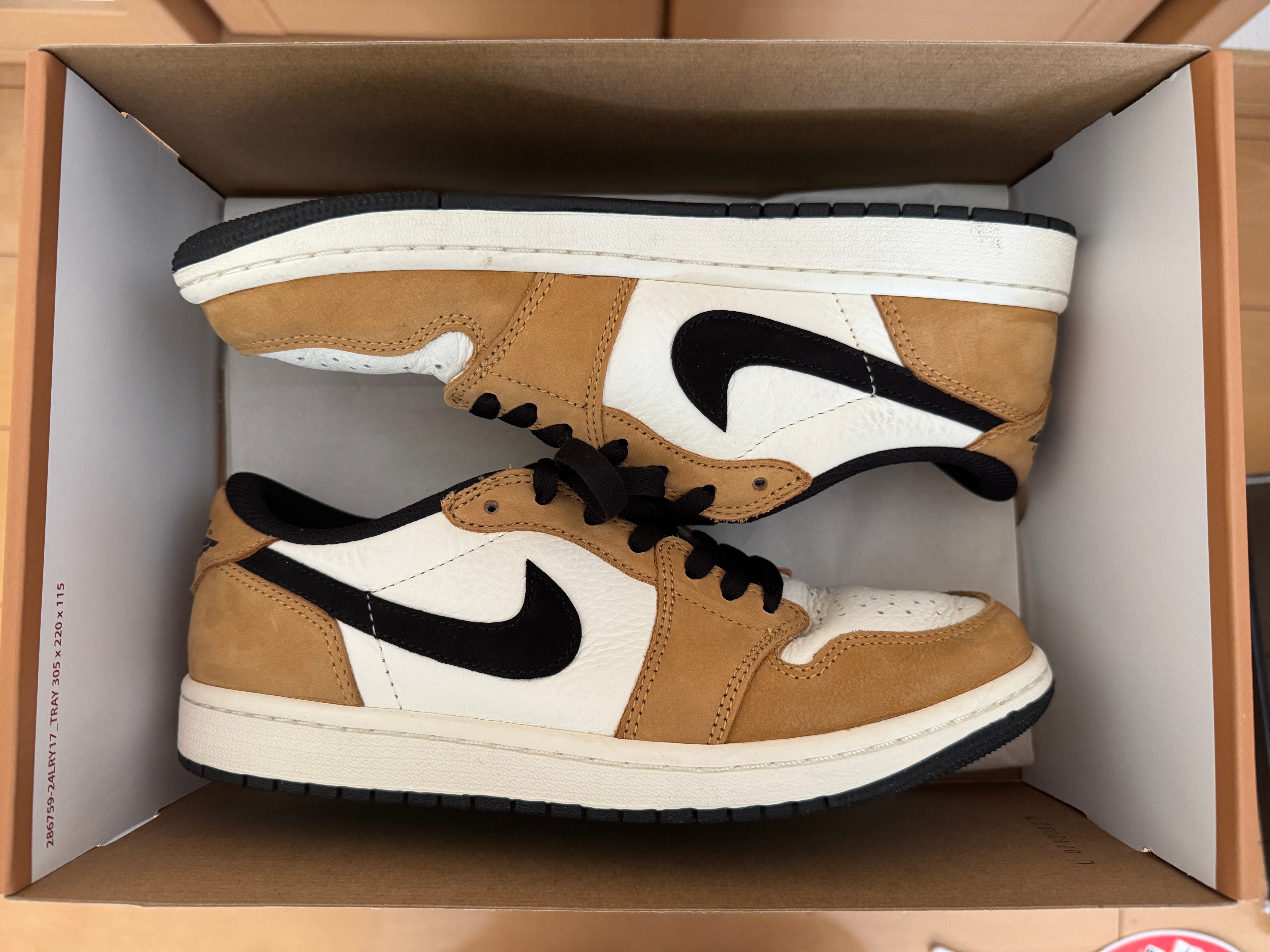 Nike Air Jordan 1 Low OG "Rookie of the Year/Sail and Golden Harvest"