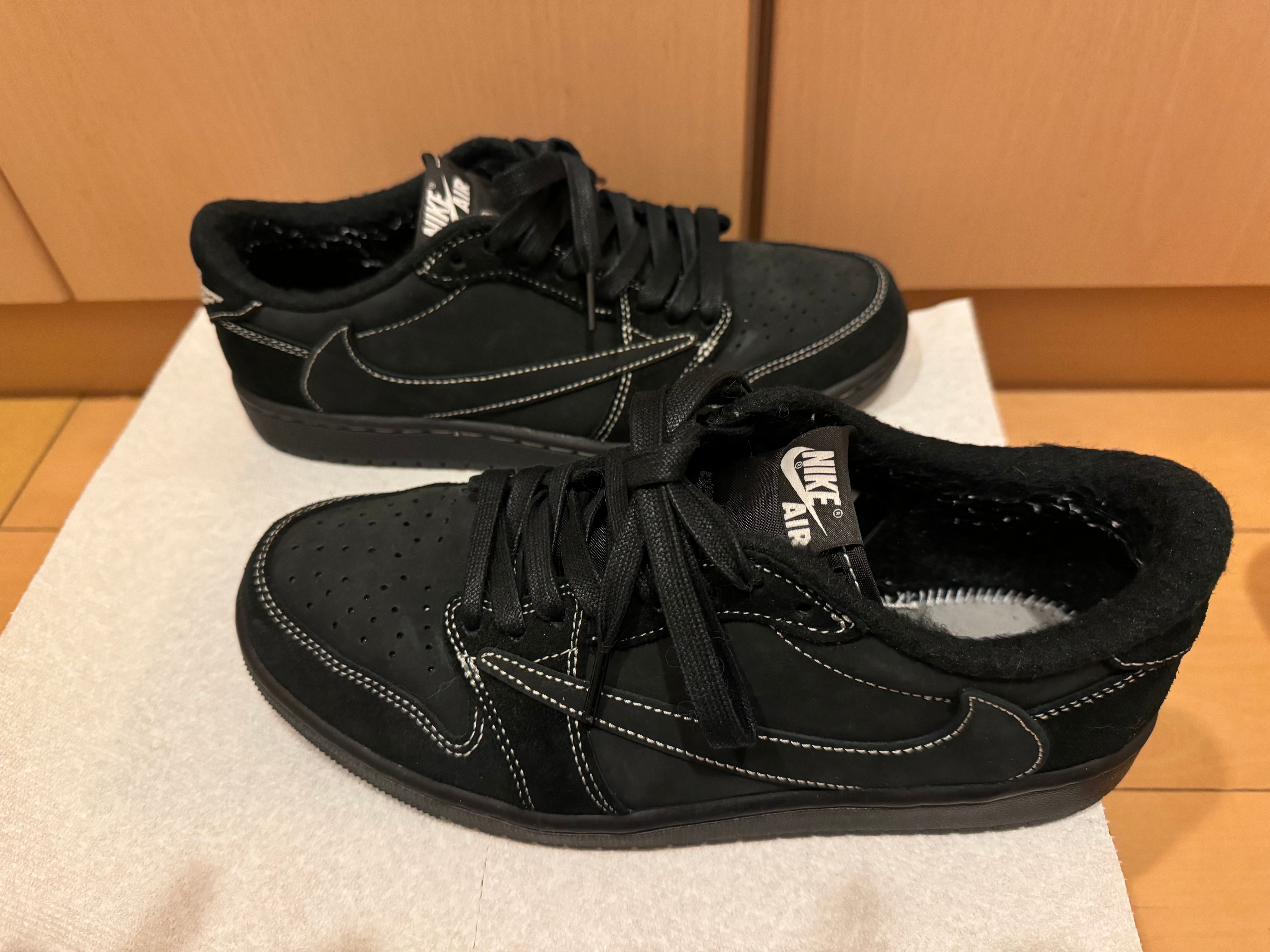 Travis Scott × Nike Air Jordan 1 Low OG SP "Black Phantom"