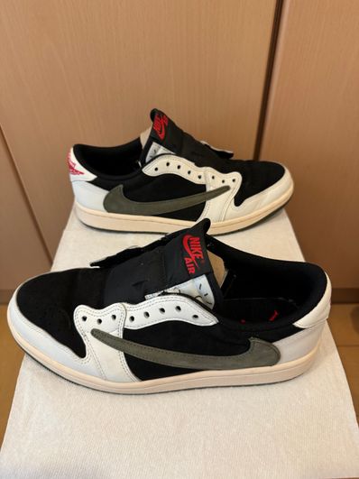 Travis Scott × Nike Women's Air Jordan 1 Low OG "Medium Olive"