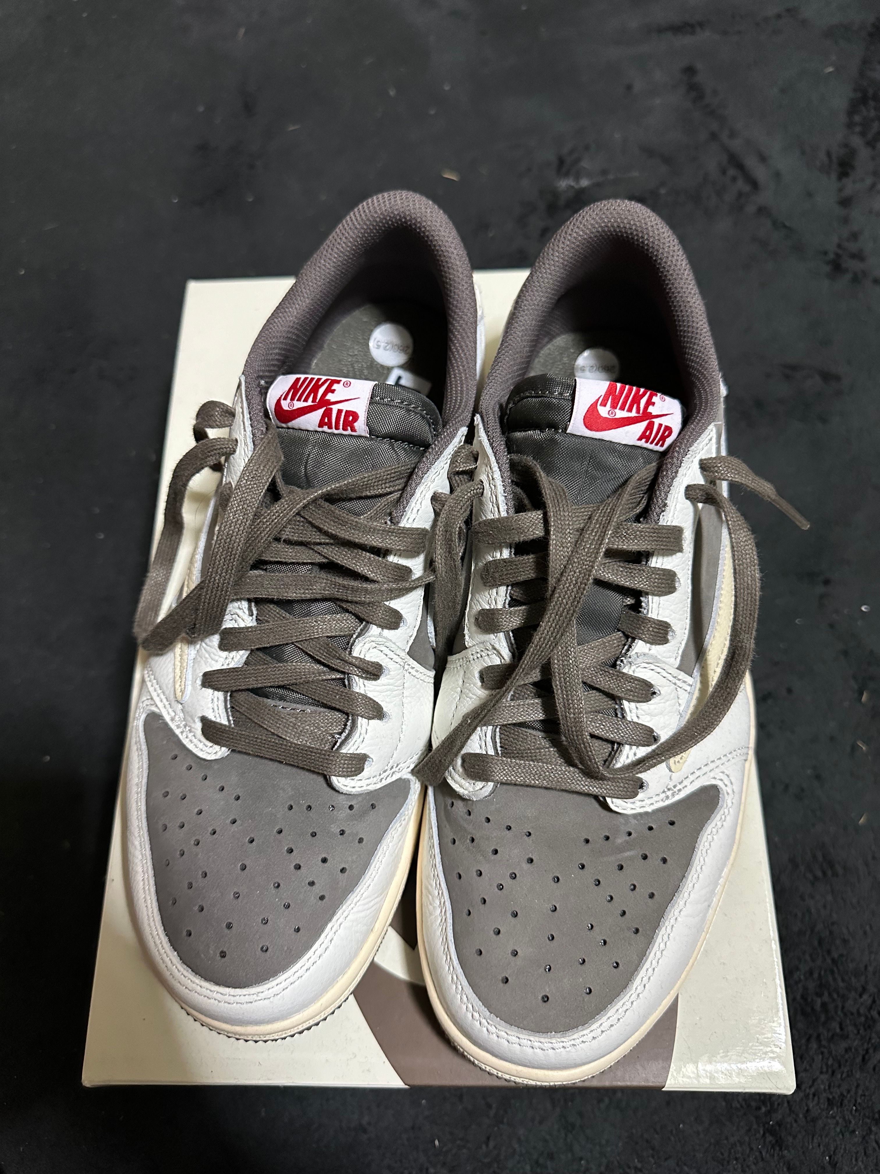 Travis Scott × Nike Air Jordan 1 Low OG SP "Reverse Mocha/Sail and Ridgerock"