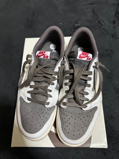 Travis Scott × Nike Air Jordan 1 Low OG SP "Reverse Mocha/Sail and Ridgerock"