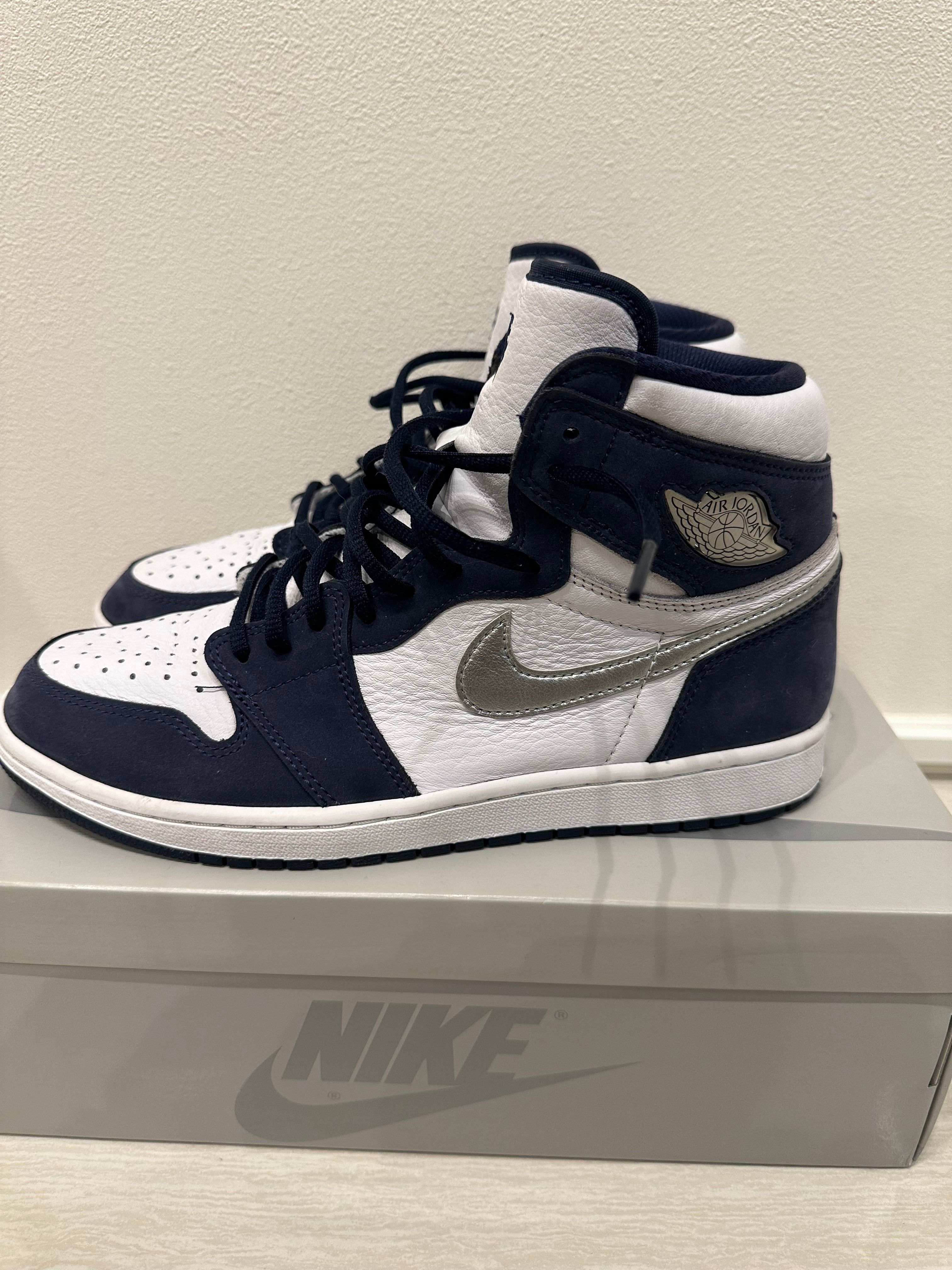Nike Air Jordan 1 High OG CO.JP "White/Midnight Navy" (2020)(ブリーフケースなし)